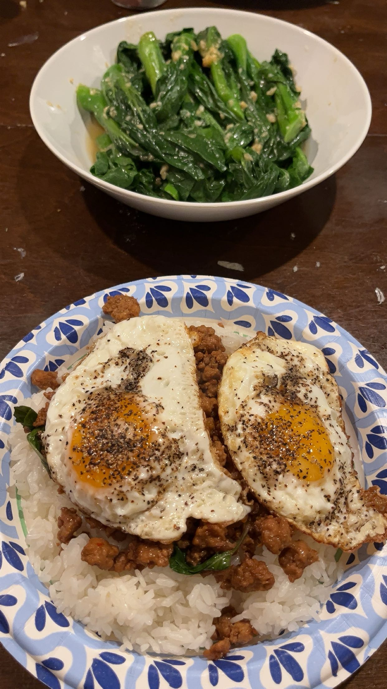Thai Basil Pork Rice Bowl