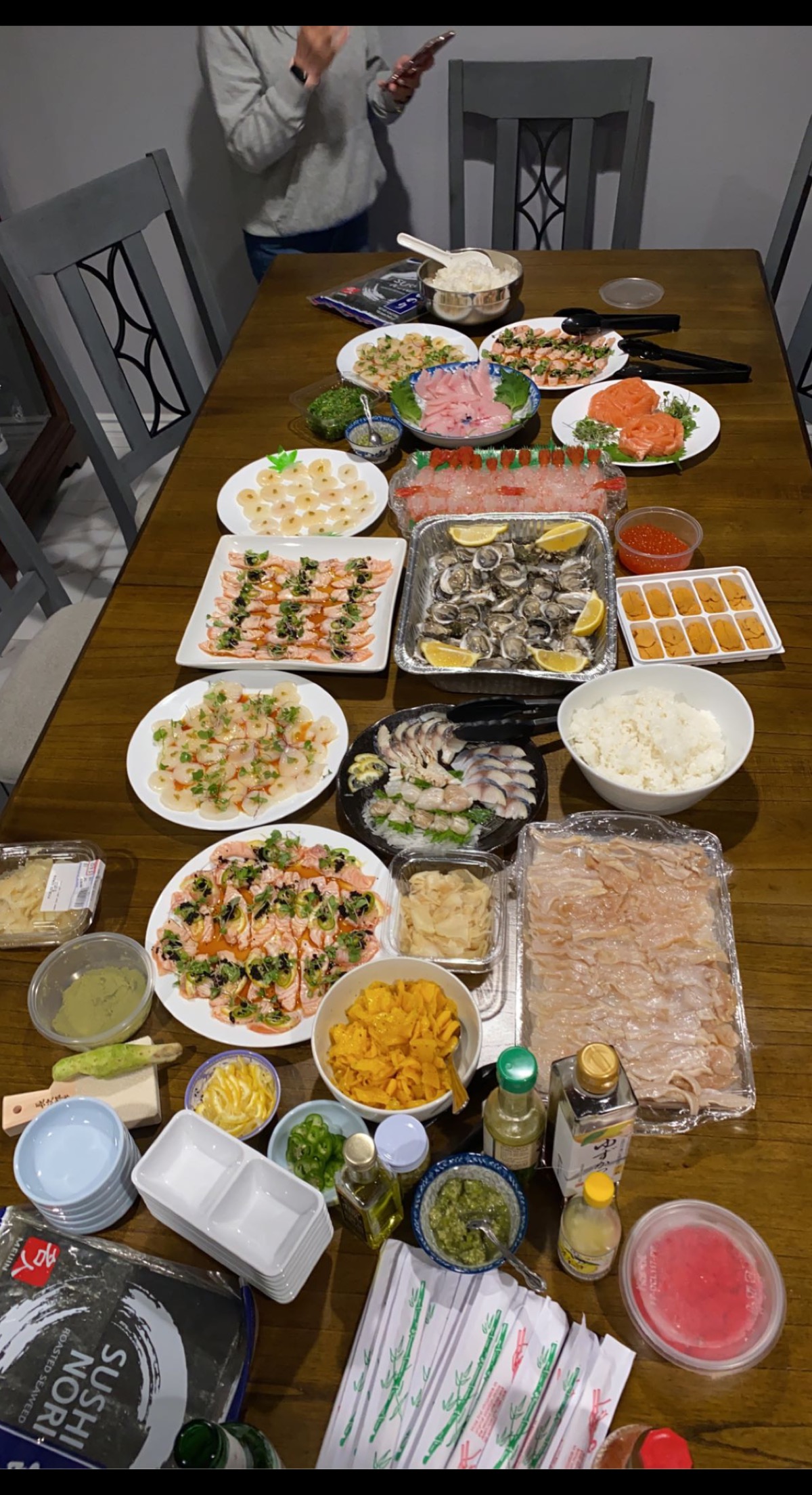 Dad's Seafood Night